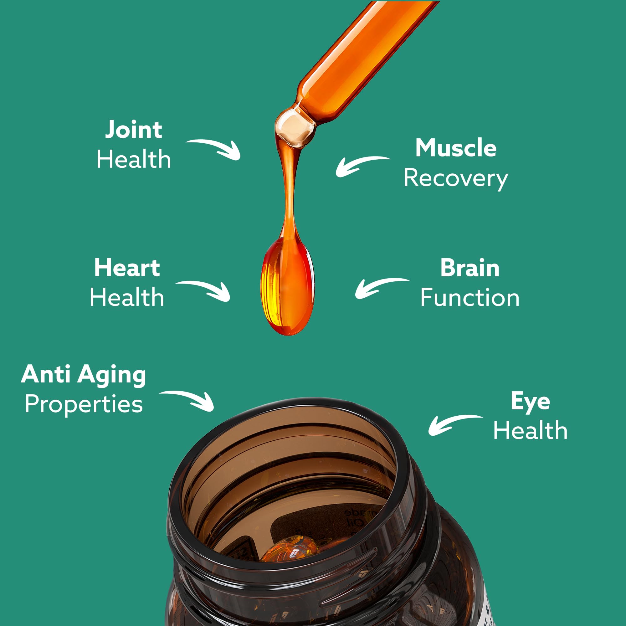GLX3 ingredients close-up emphasizing pure New Zealand green-lipped mussel oil.