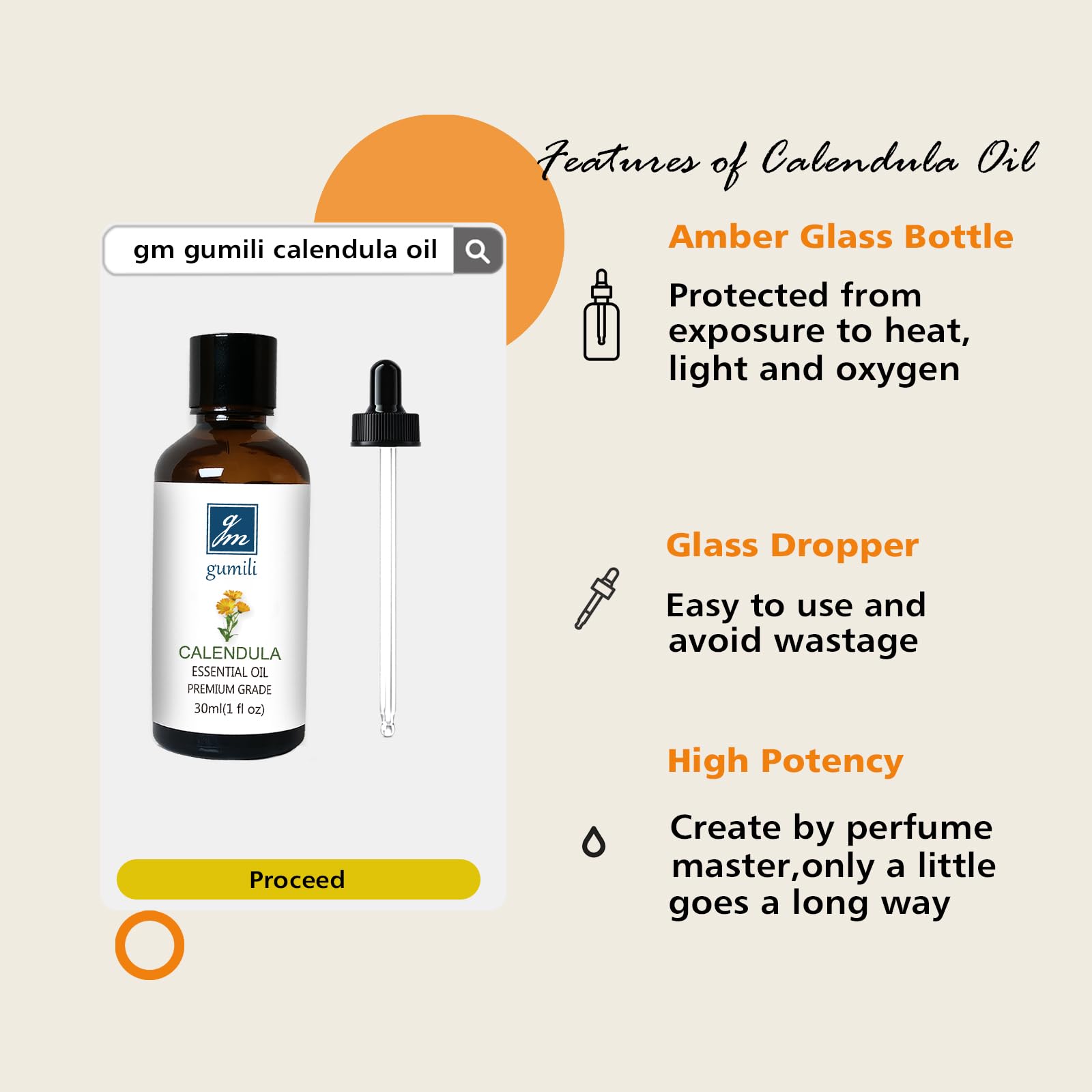 Calendula oil used for candle making by GM Gumili