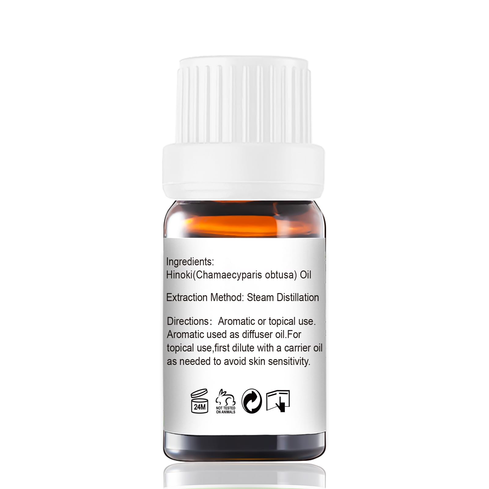 GM Gumili Hinoki essential oil diffuser scene with calming woody scent.