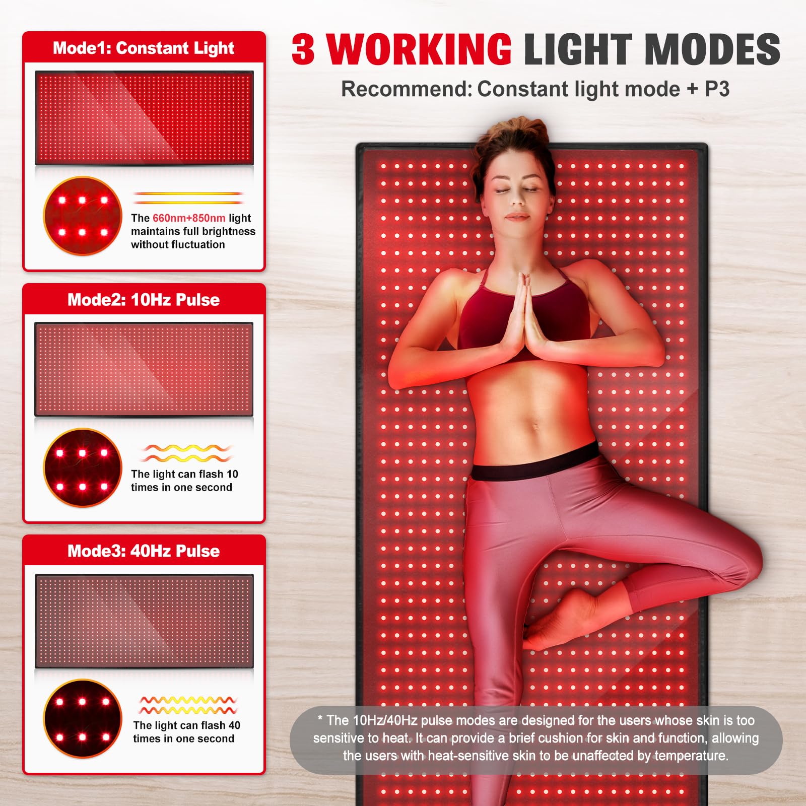 GMOWNW adjustable brightness controls for personalized comfort