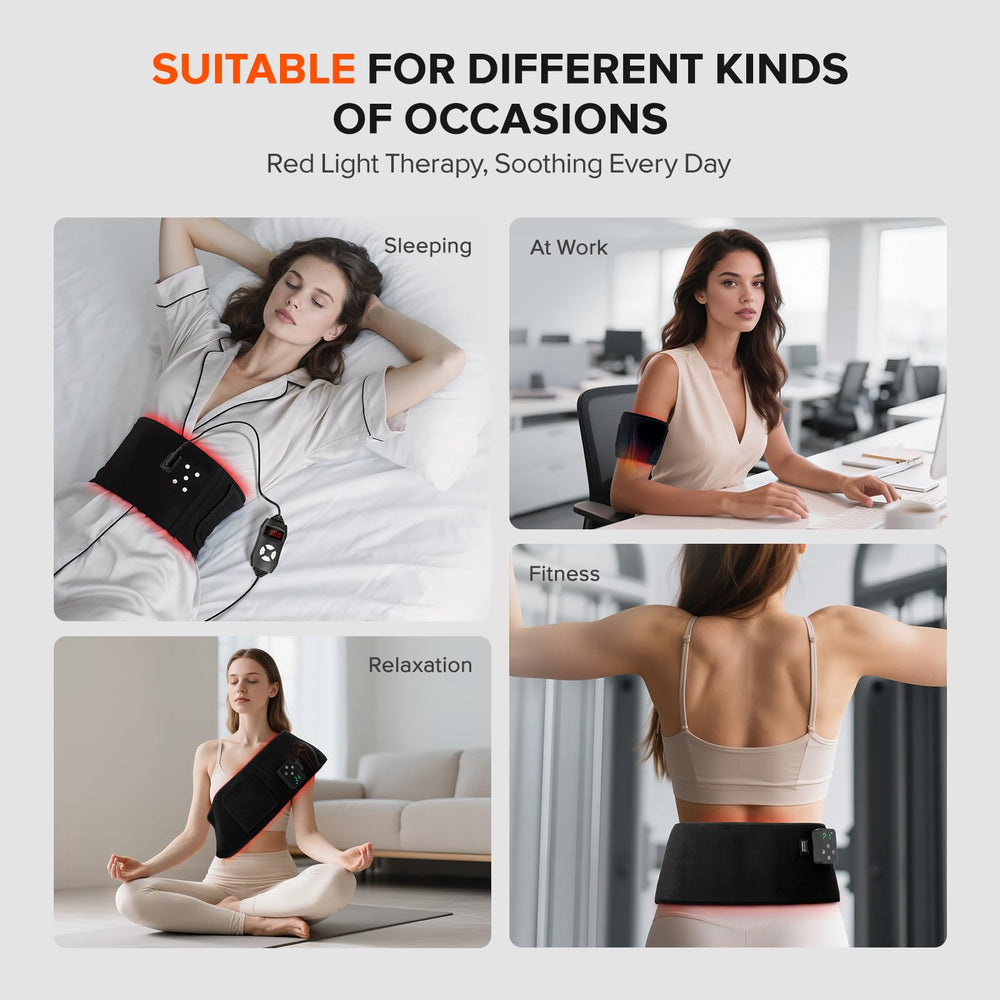 GMOWNW belt pulsing modes image signals customizable treatment rhythms.