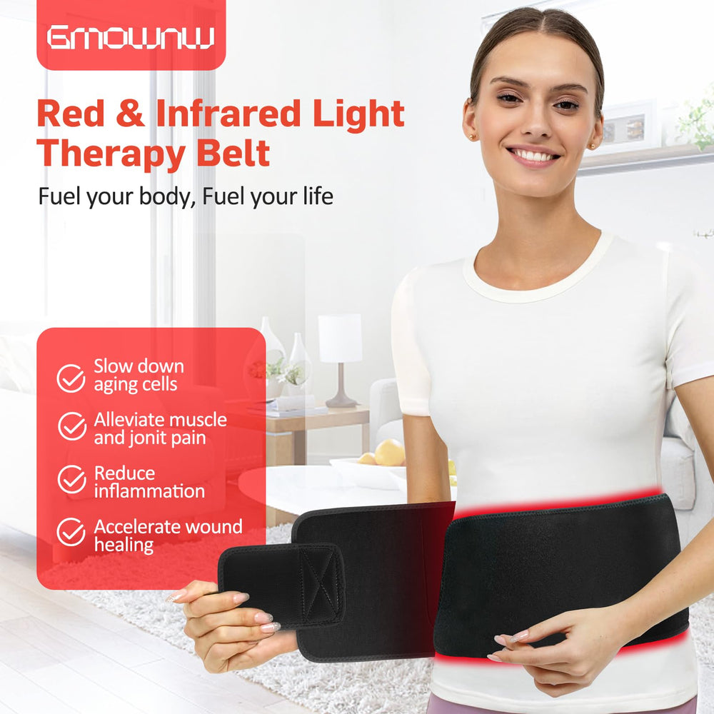 GMOWNW gift-ready infrared light therapy belt ideal for health-conscious friends.