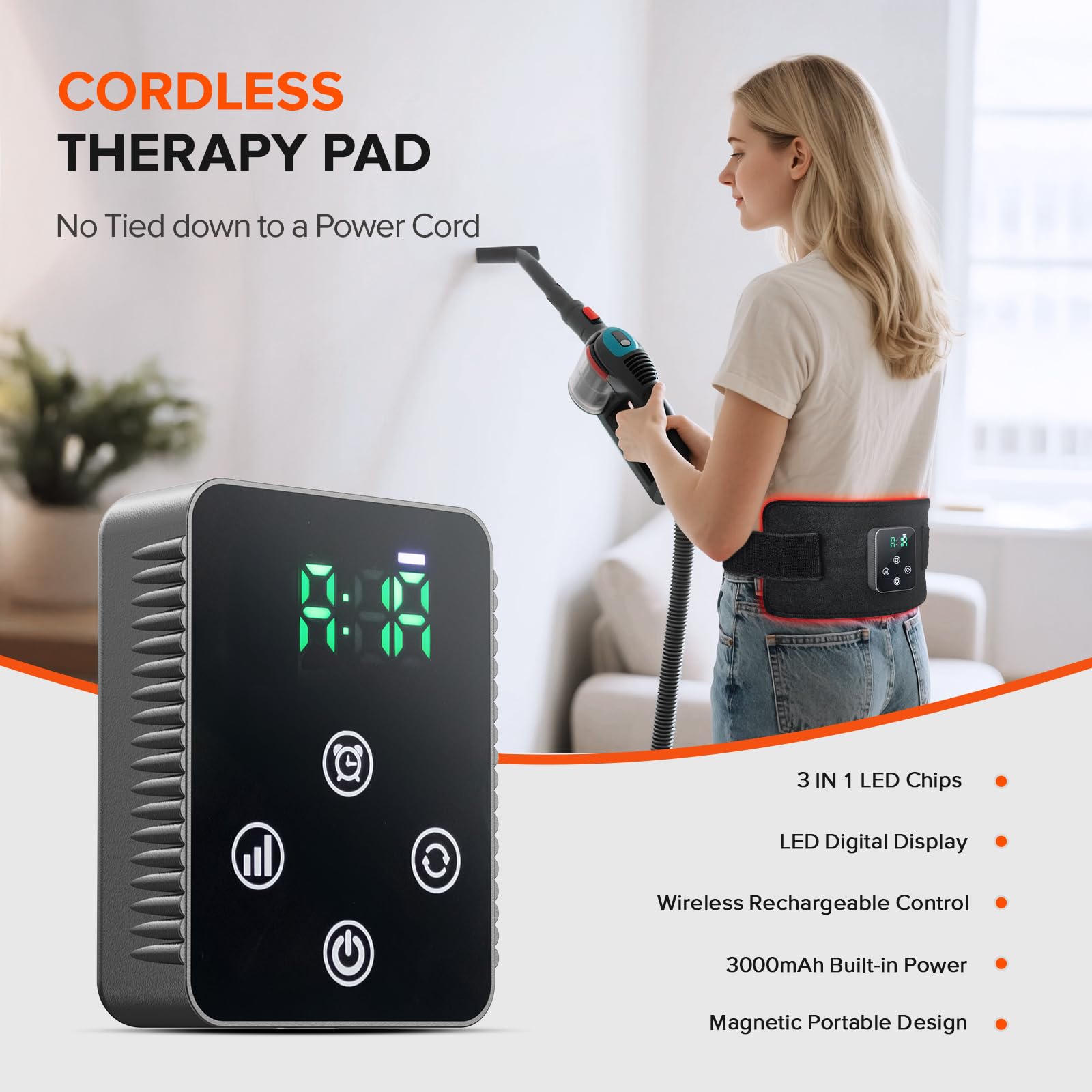GMOWNW LED touchscreen controller with simple controls for all ages
