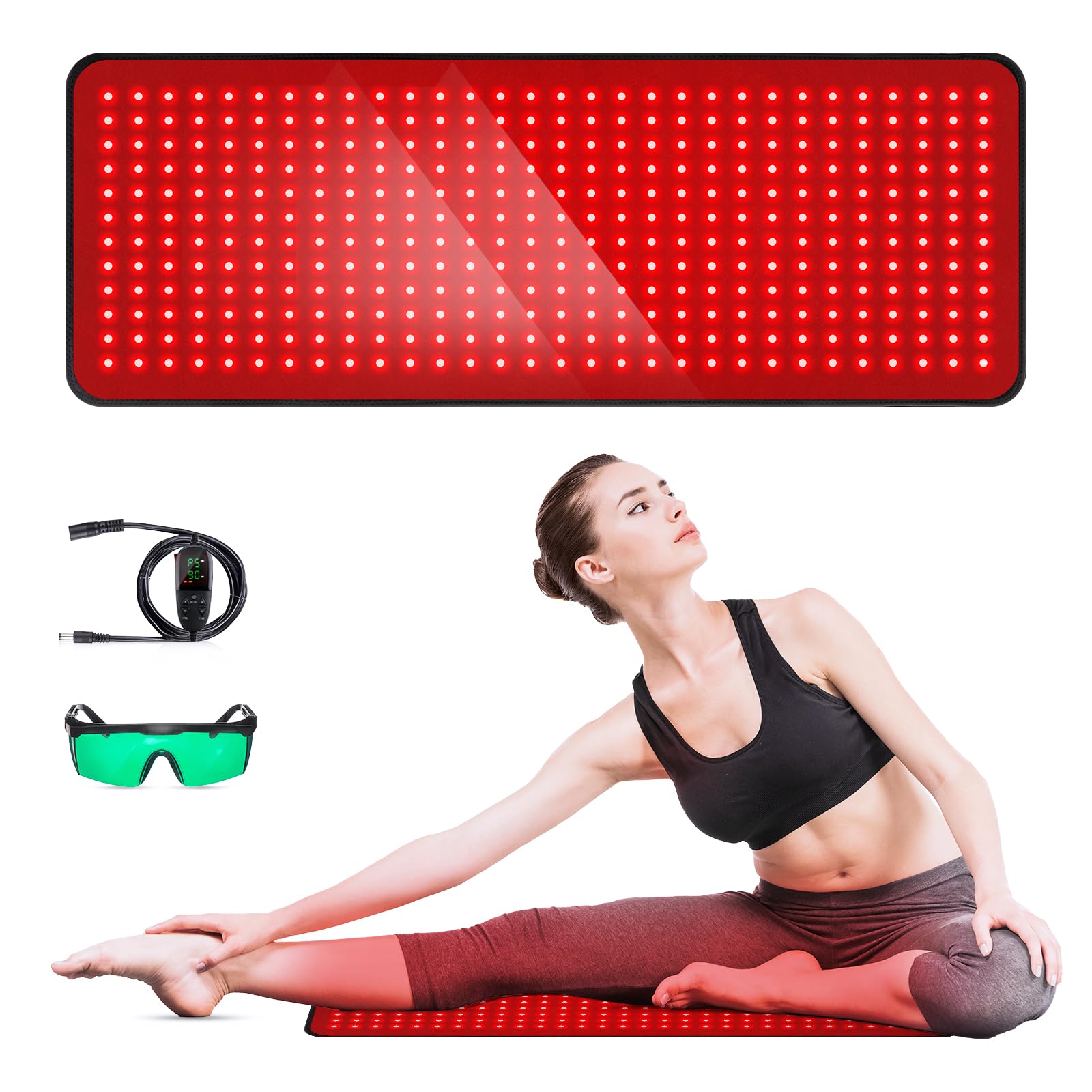 GMOWNW red light therapy pad with full-coverage design for body sessions.