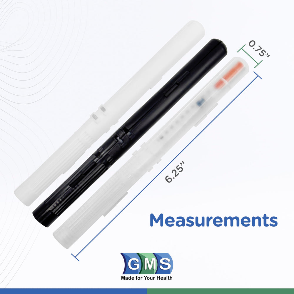 GMS pocket friendly syringe case compact, discreet protection for meds