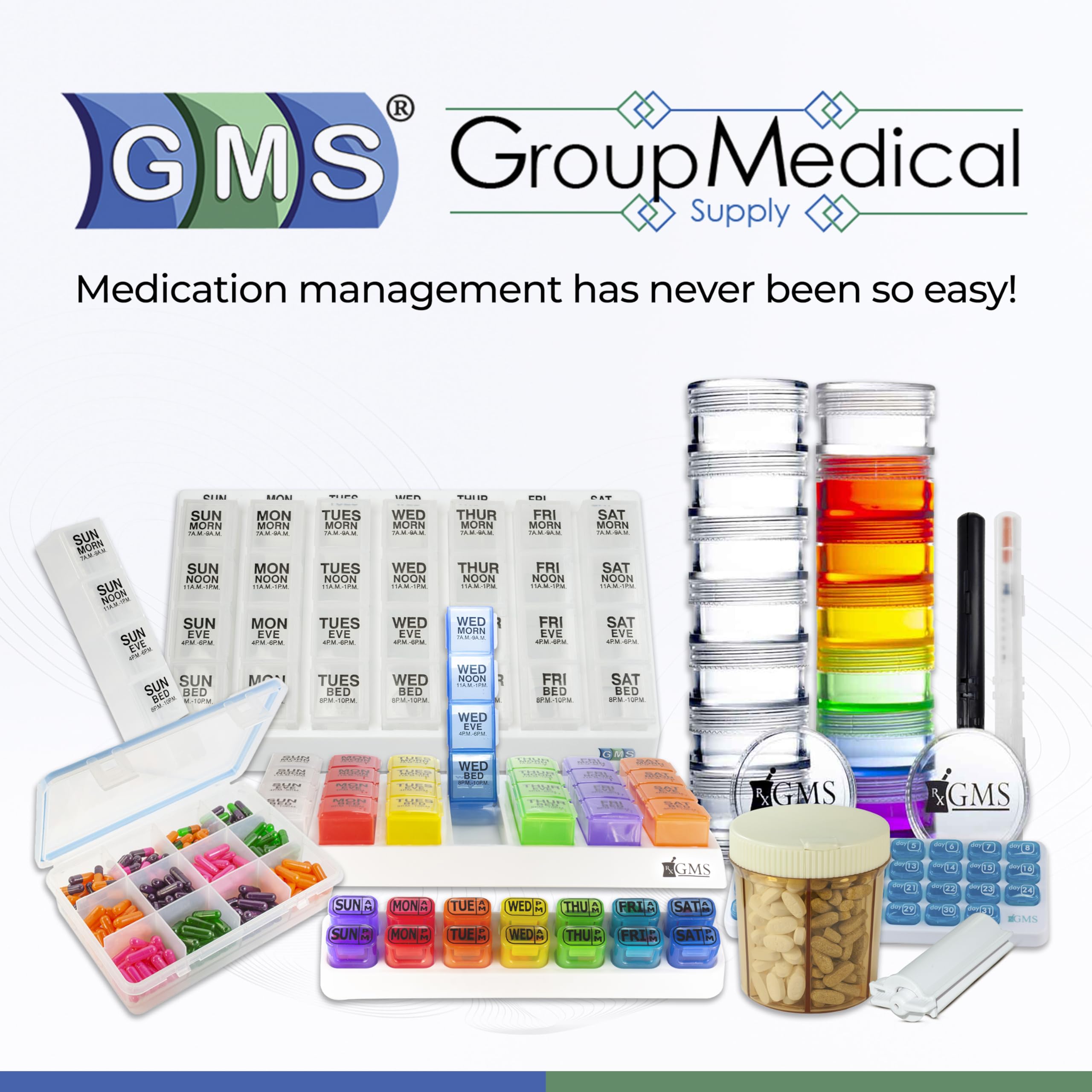 GMS reusable storage for diabetic supplies, durable and travel ready