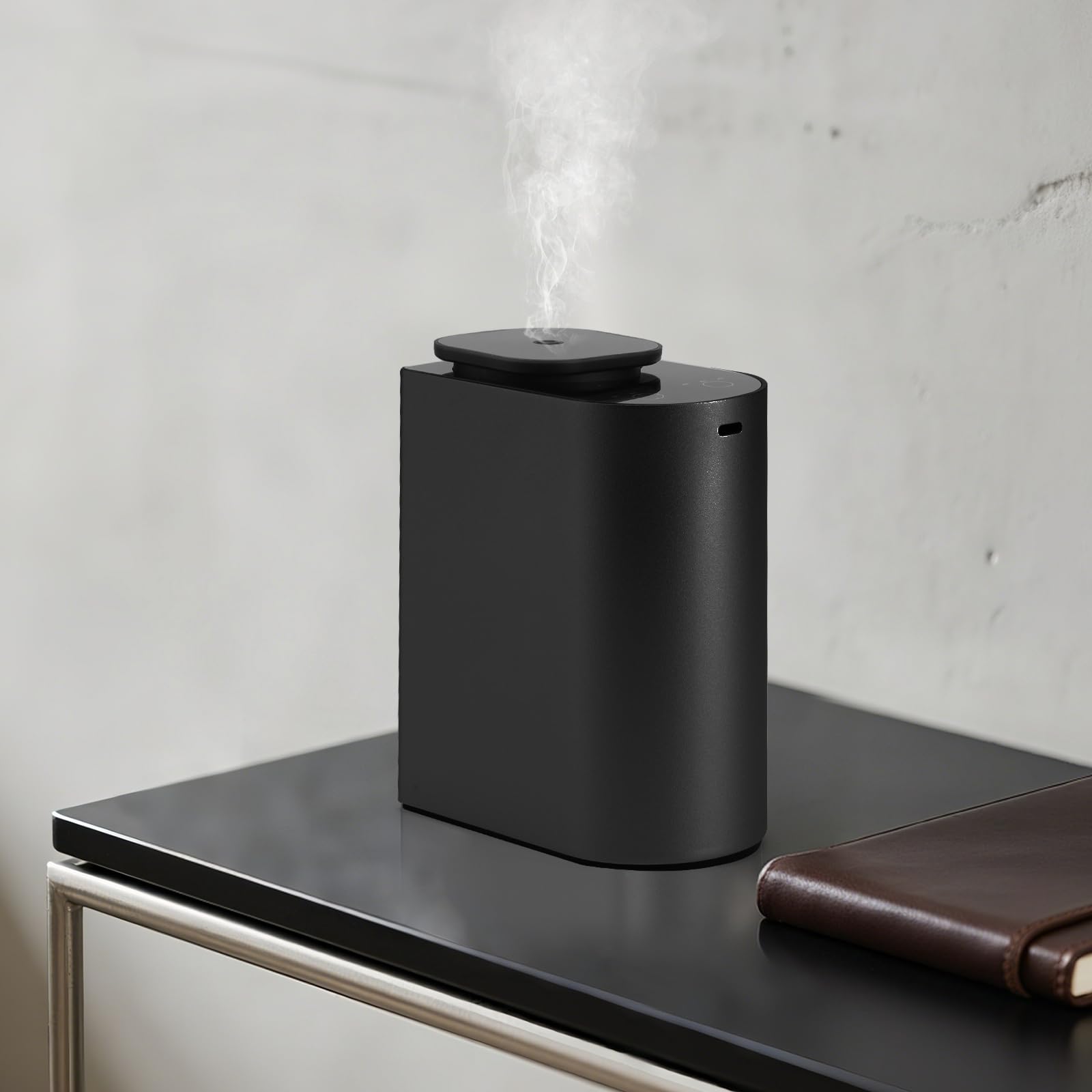 GMSYSW diffuser covers up to 1500 sq ft for pervasive room fragrance.