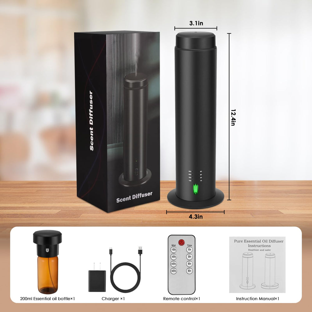 GMSYSW Large-capacity 200ml diffuser covers up to 1500 sq ft