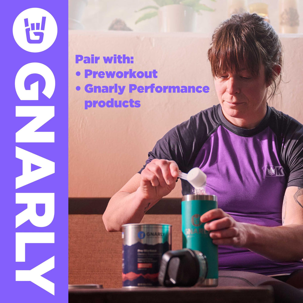 Gnarly Nutrition creatine powder 15.87 oz bottle for ongoing use