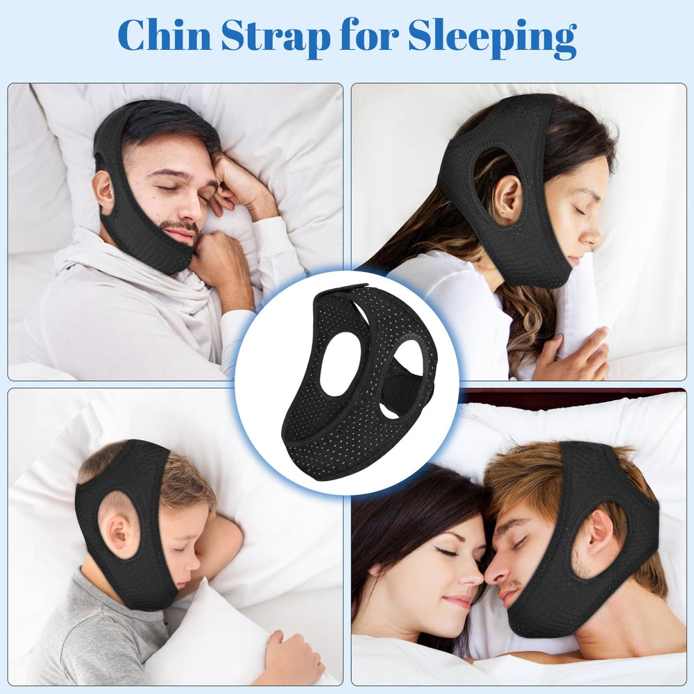 Gnaye chin strap promotes comfortable, refreshing mornings
