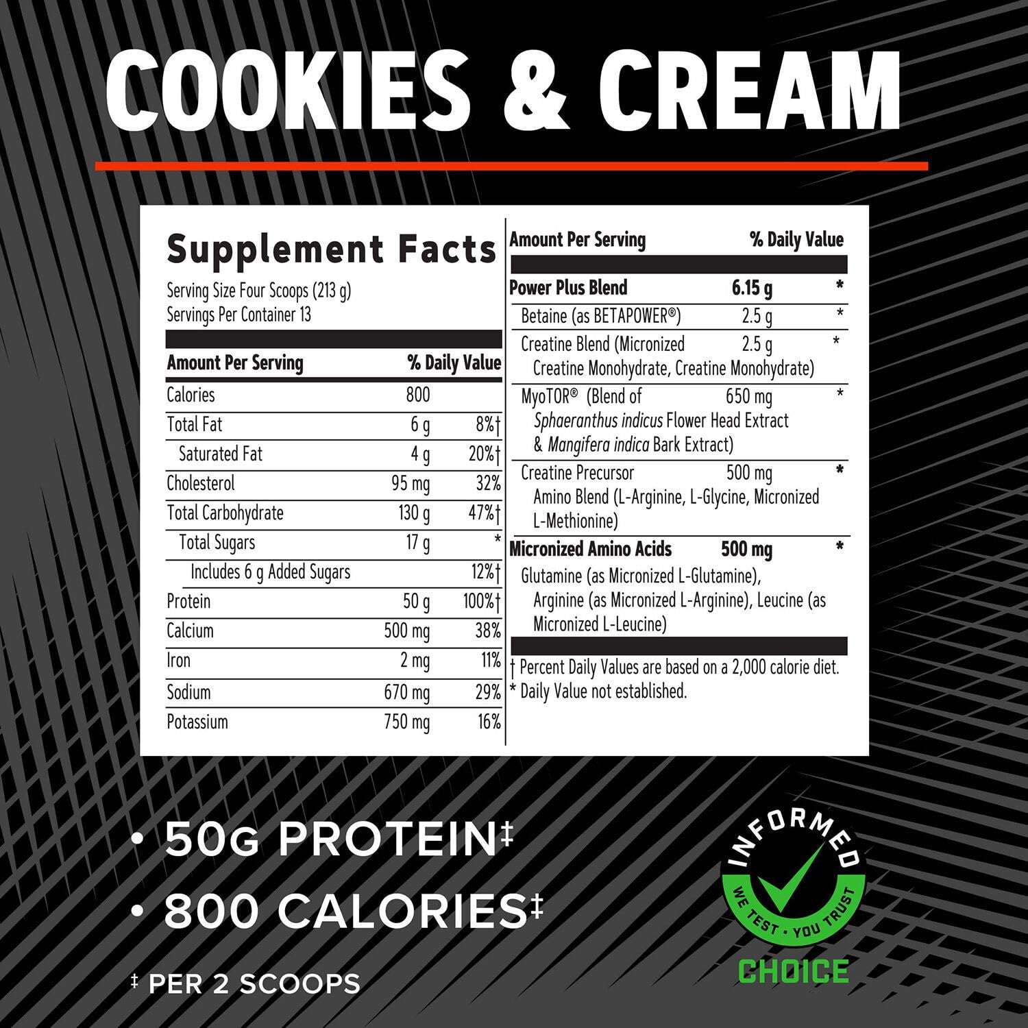 GNC AMP Mass XXX shake in glass with creamy flavor and recovery potential