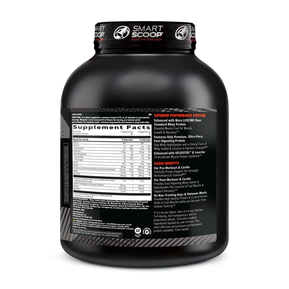 GNC AMP Wheybolic whey protein shaker ready for quick recovery shake