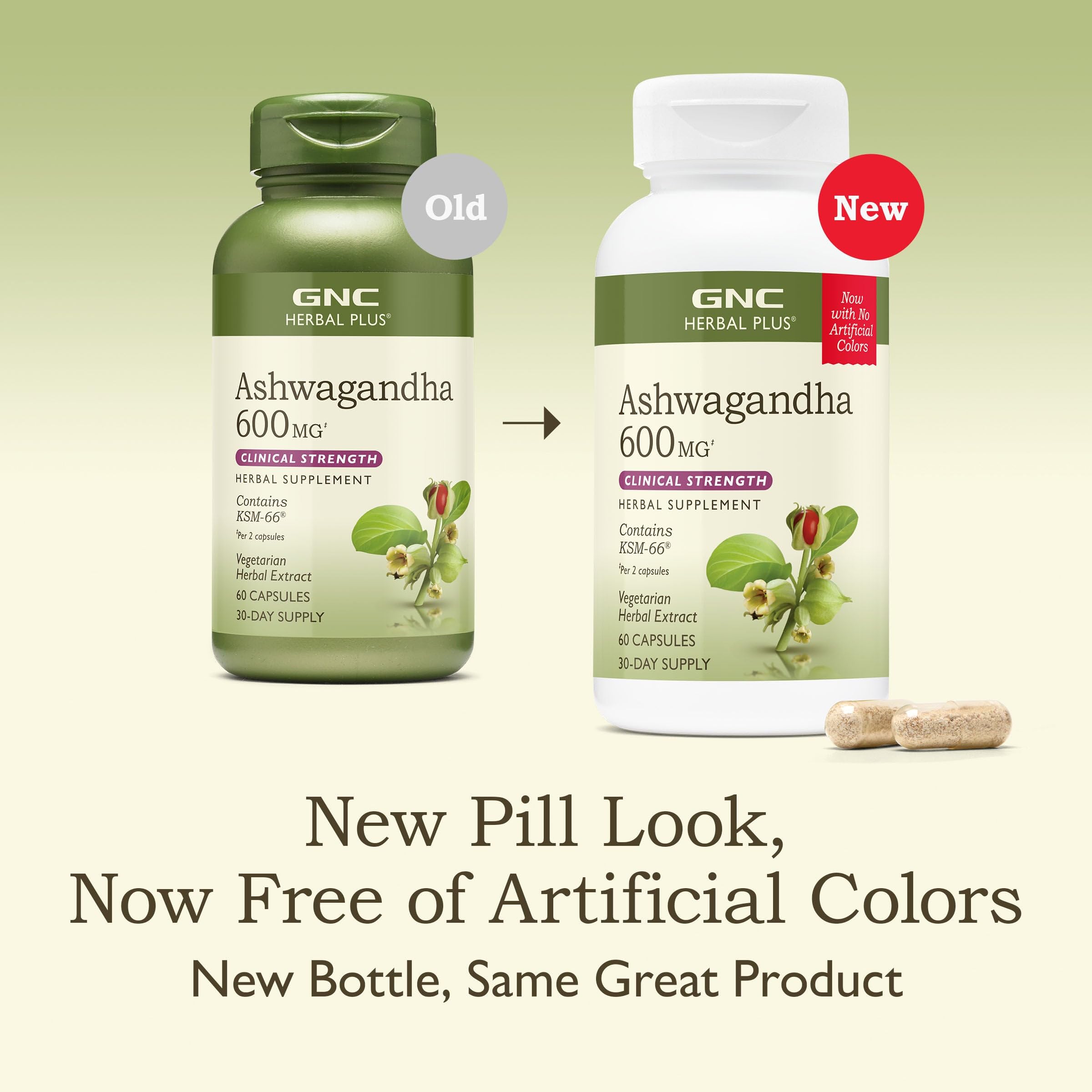 GNC Herbal Plus packaging emphasizing science-backed wellness since 1935.