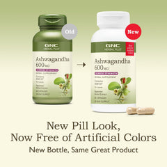 GNC Herbal Plus packaging emphasizing science-backed wellness since 1935.