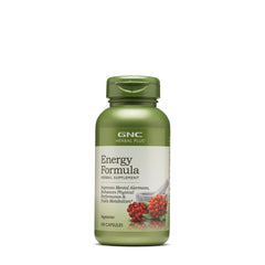 GNC Herbal Plus Energy Formula bottle front view for natural energy support