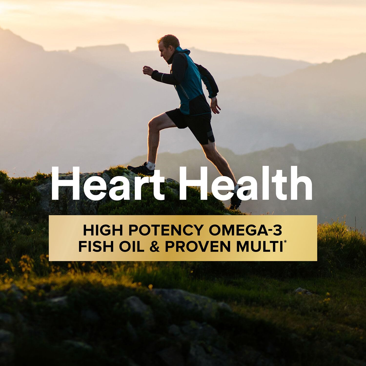 GNC Mega Men caffeine boost for alertness and stamina.