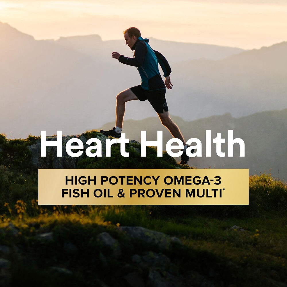 GNC Mega Men caffeine boost for alertness and stamina.