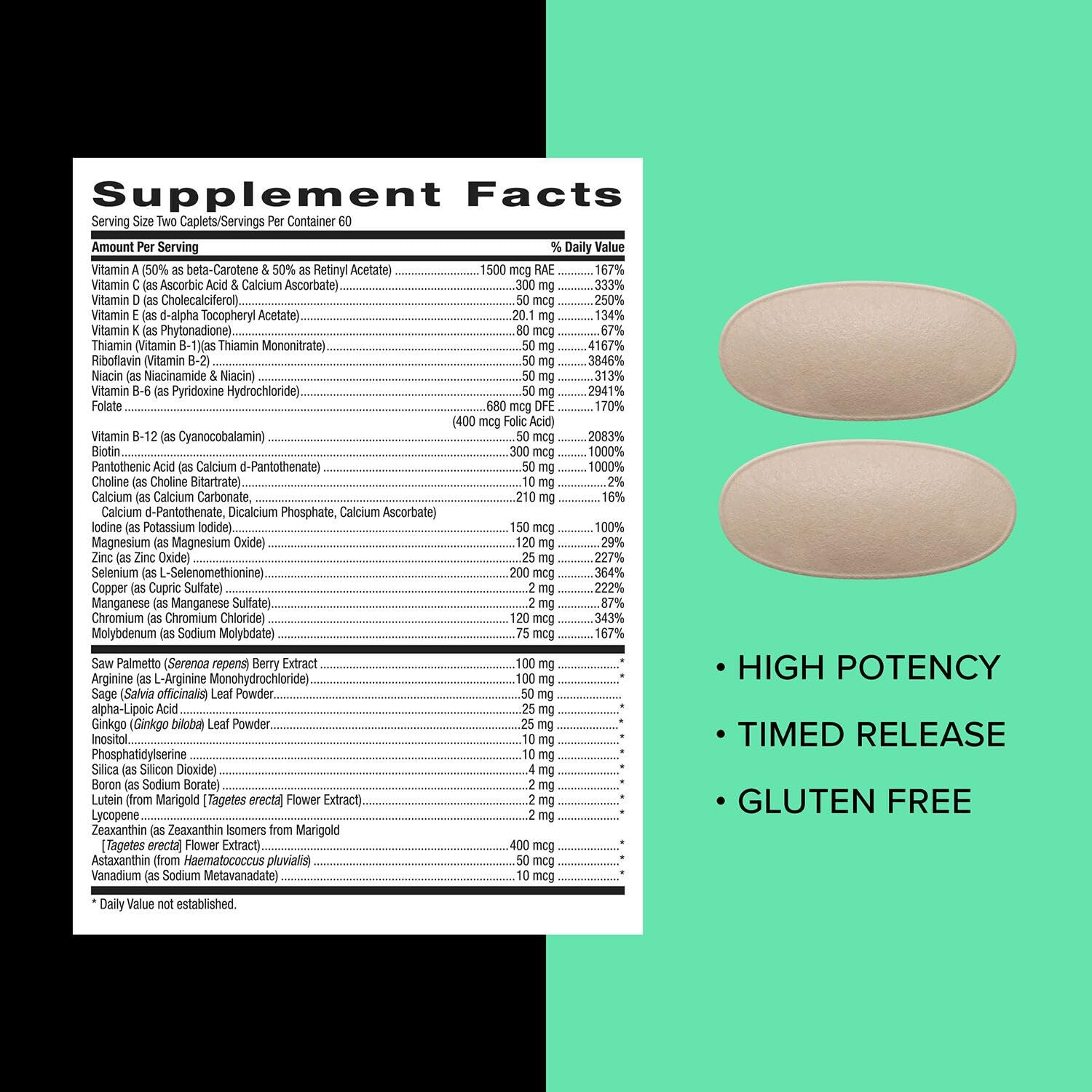 GNC Mega Men 50 Plus packaging box with premium design