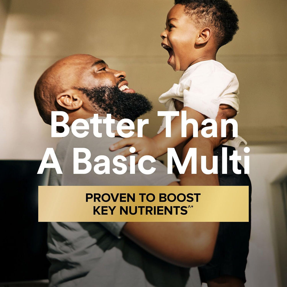 GNC Mega Men 50 Plus pills closeup displaying small pill design