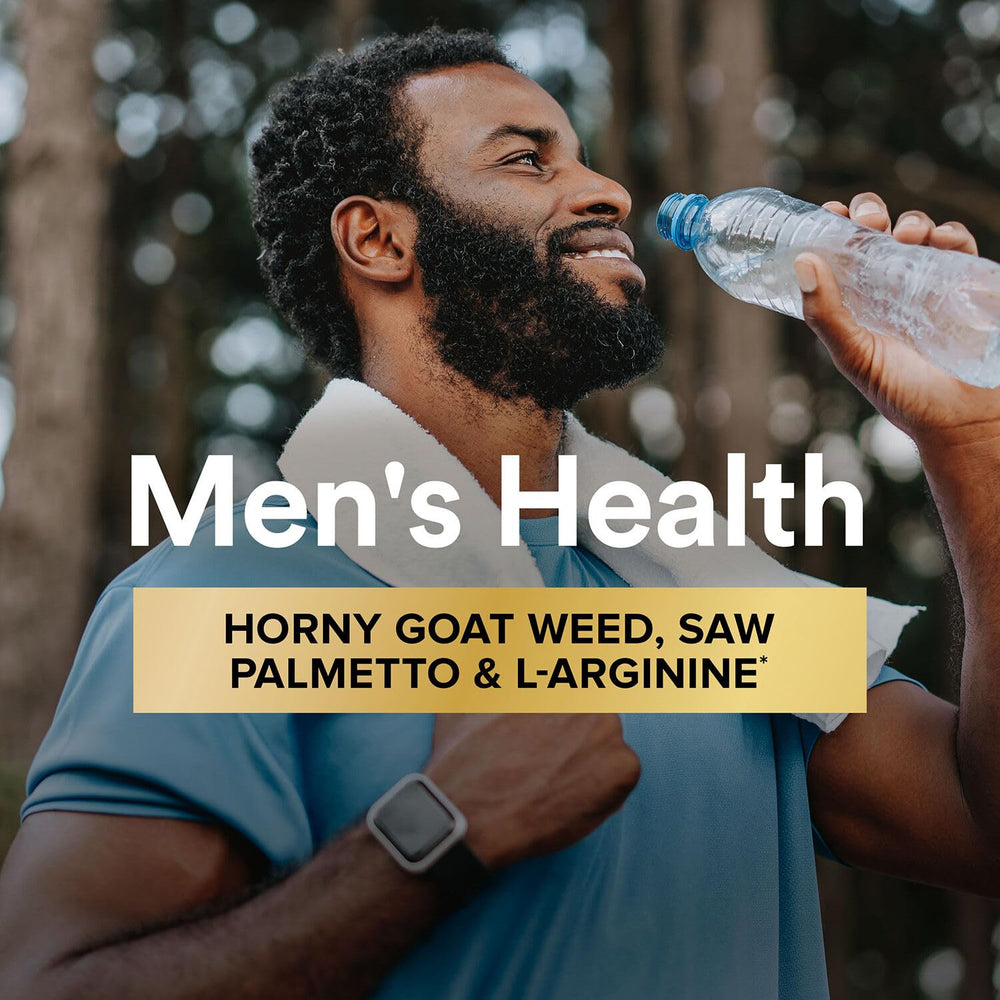 GNC Mega Men multivitamin blend with key nutrients.