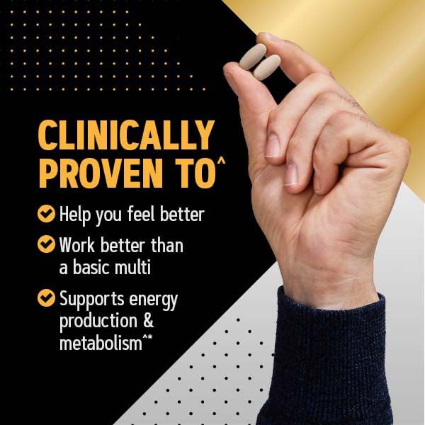 Pills lined up to illustrate easy daily routine