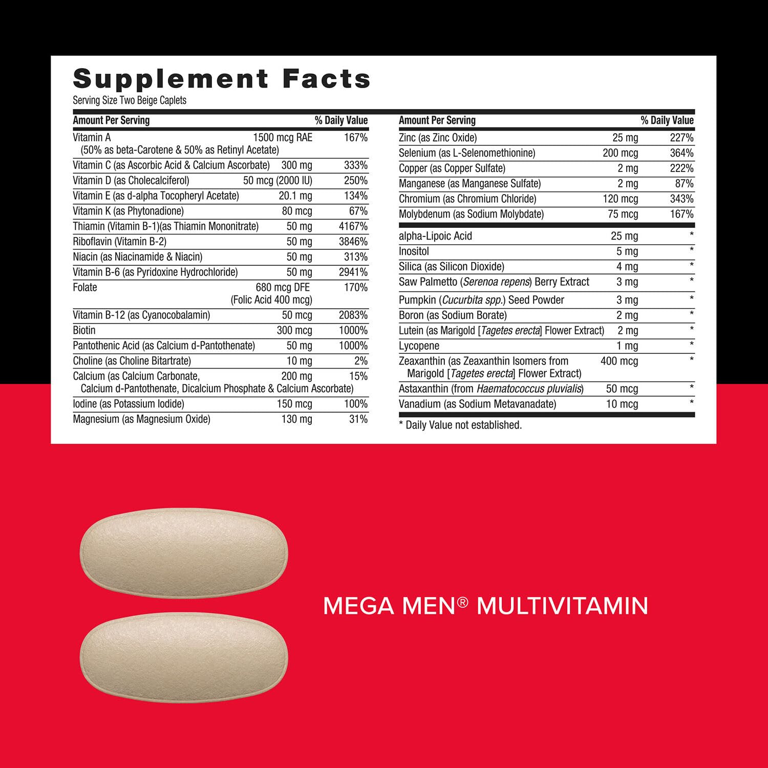 GNC Mega Men Vitapak TamaFlex joint support for comfortable movement