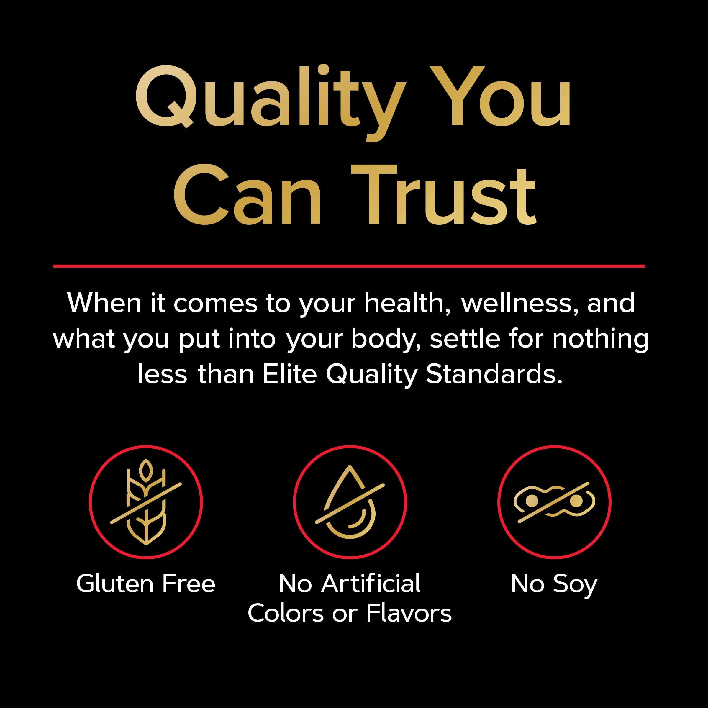 GNC Men's Maca Man packaging illustration conveys allergen-free and sugar-free attributes.