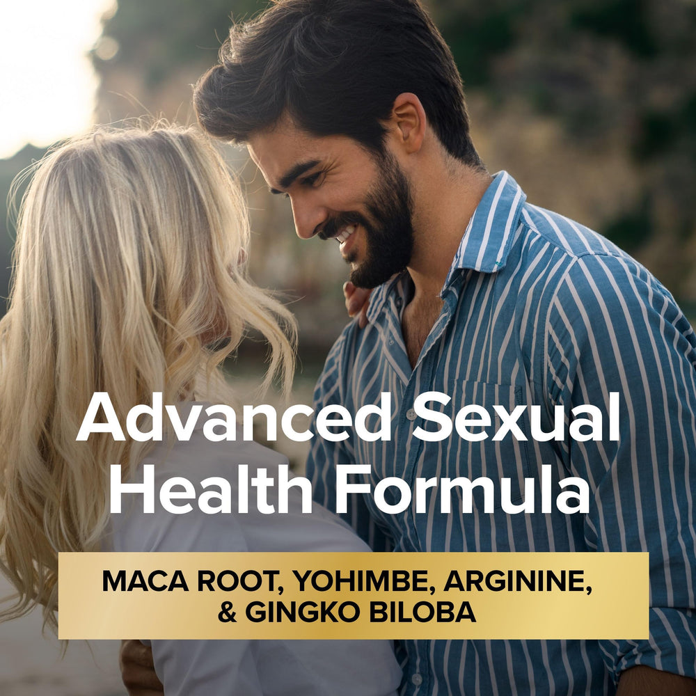 GNC Men's Maca Man supplement facts panel showcases the high maca-arginine blend.