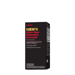 GNC Men's Ultra Saw Palmetto bottle front view for prostate health support