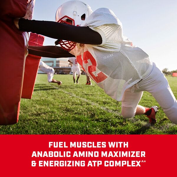 GNC Pro Performance Bulk 1340 powder being mixed in a glass for creamy texture