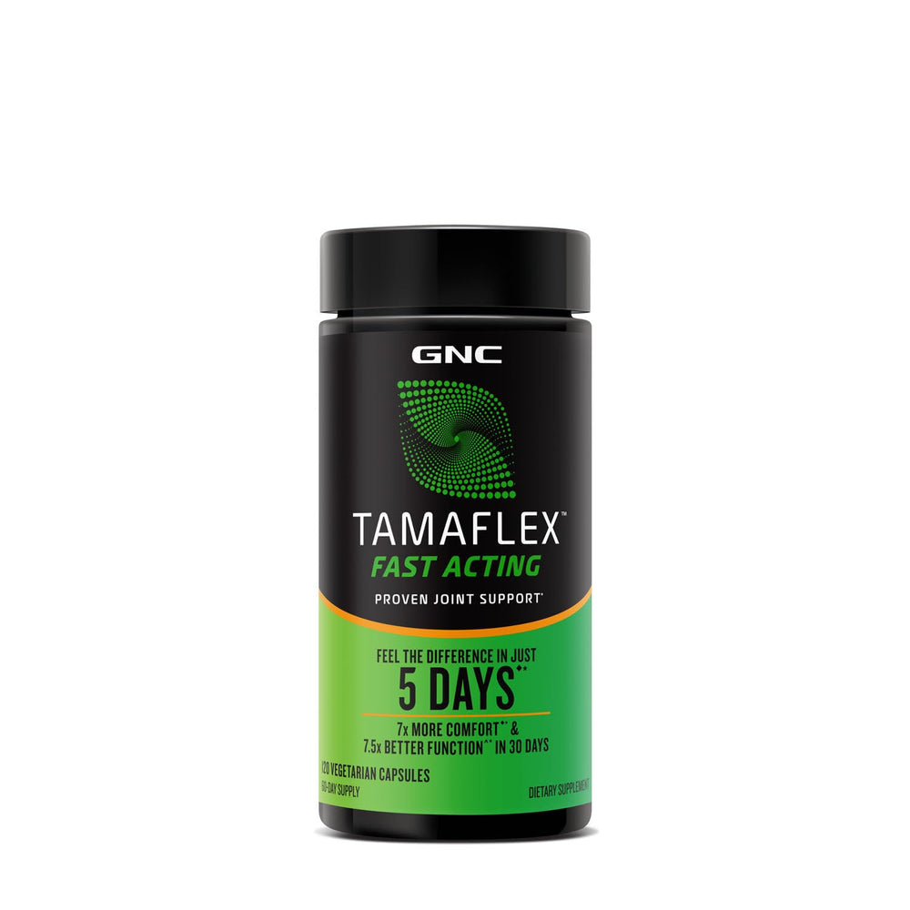 GNC TamaFlex packaging side view to emphasize shelf presence