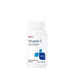 GNC Vitamin C 1000mg bottle with caplets for daily immune support