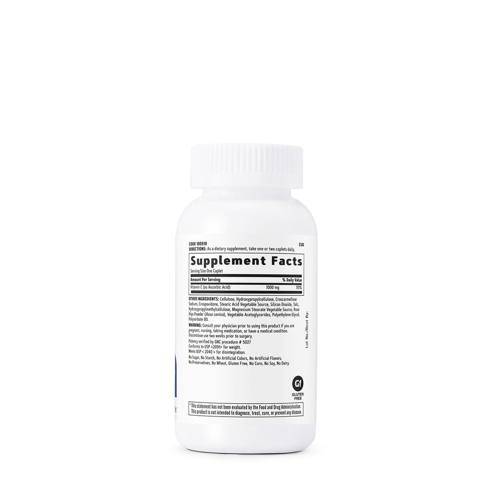 GNC Vitamin C 1000mg bottle front label showing dosage