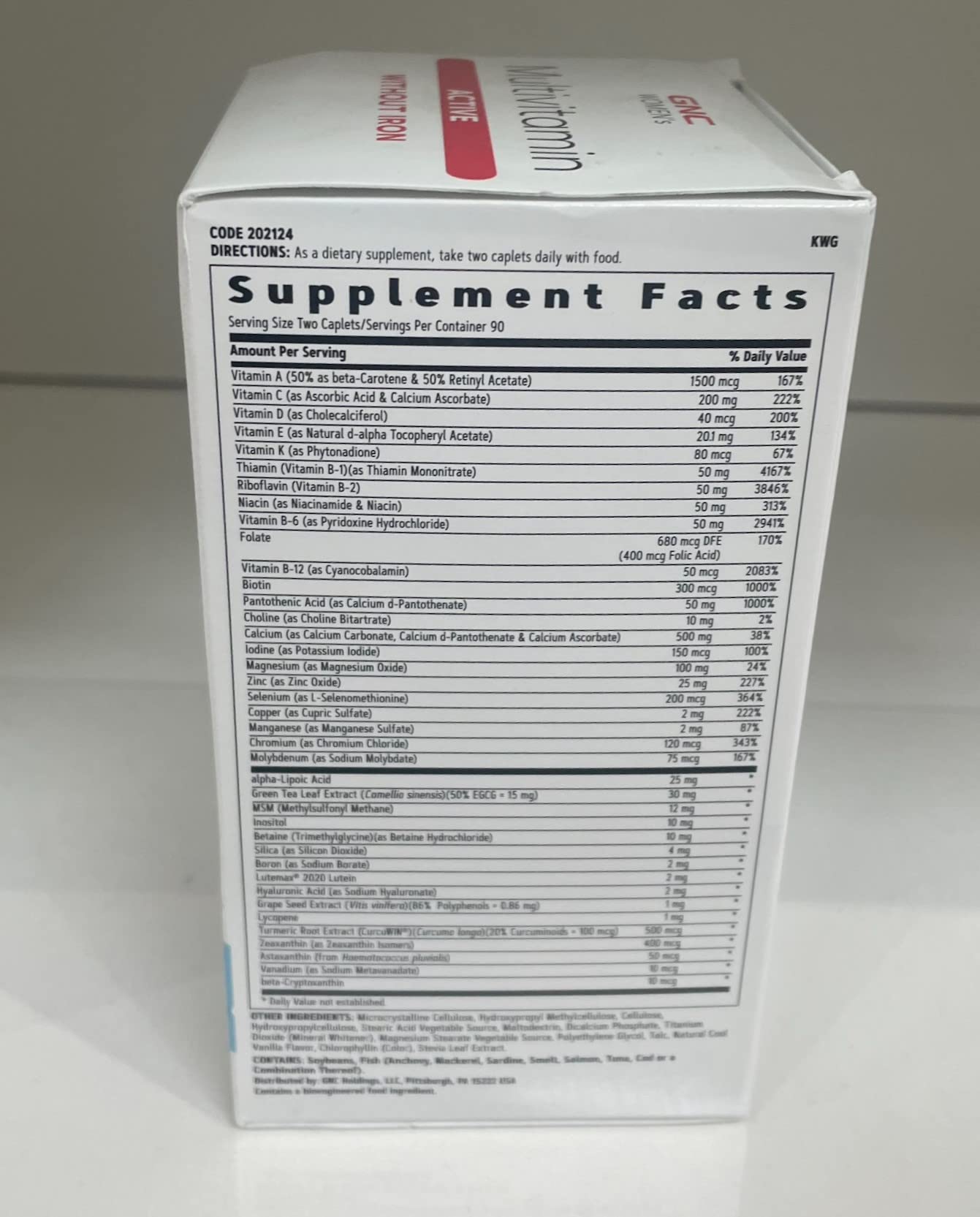 Active woman exercising with GNC Active Without Iron supporting energy.