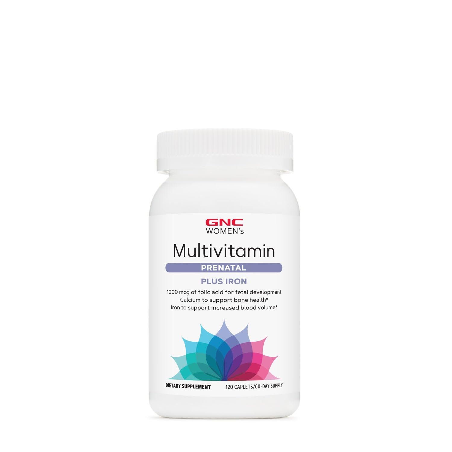 GNC Women's Prenatal bottle daily-dose: convenient schedule for consistent nourishment.