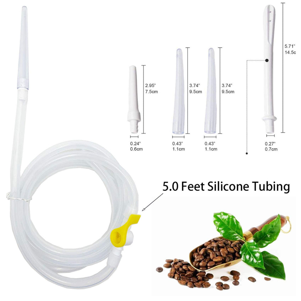 GNEGKLEAN coffee enema bag kit soft nozzle tips for comfortable sessions.
