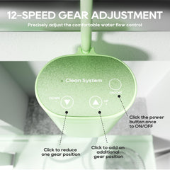 GNEGKLEAN enema kit showing 18 flow settings for precise control