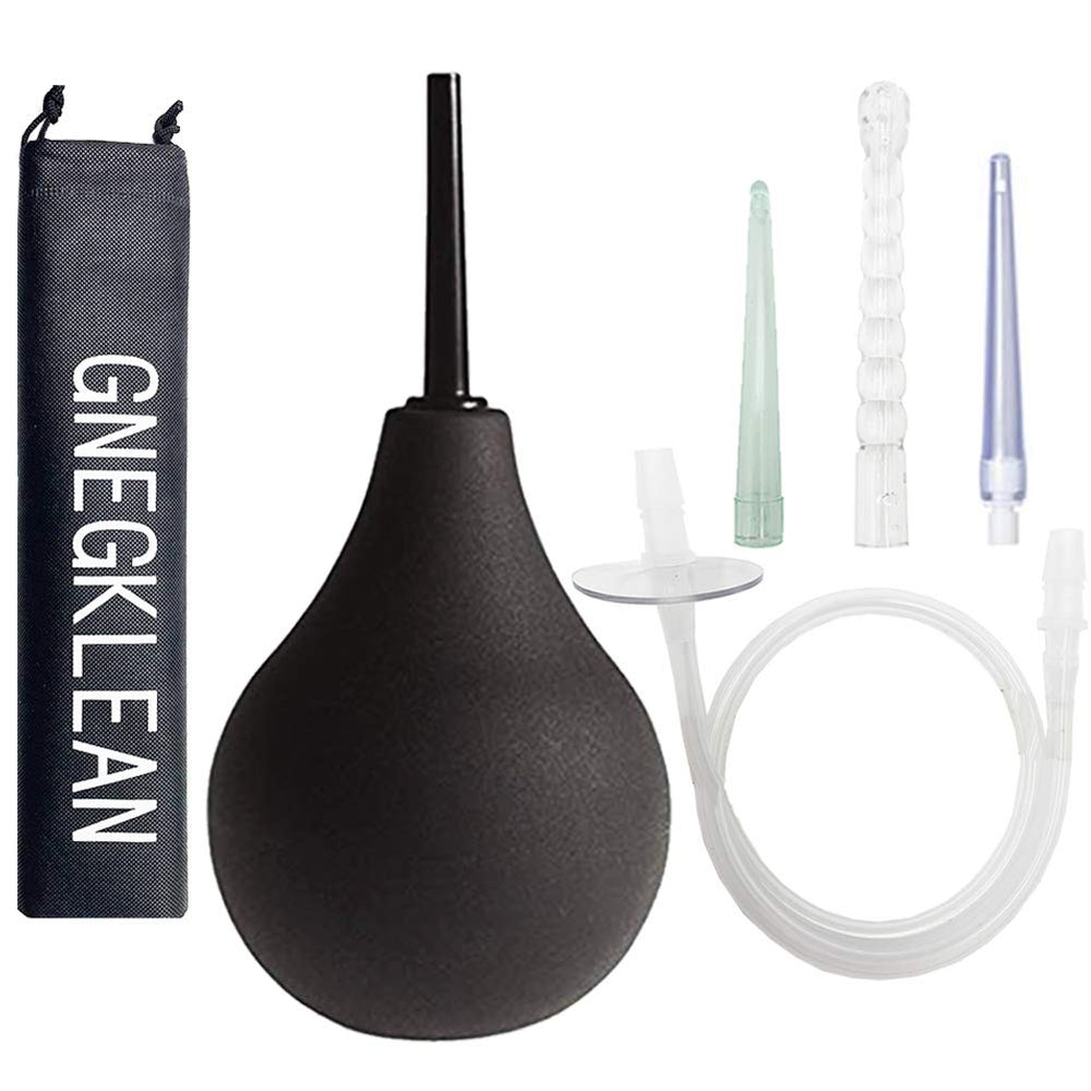 GNEGKLEAN enema bulb kit in full view, ideal for personal care routines