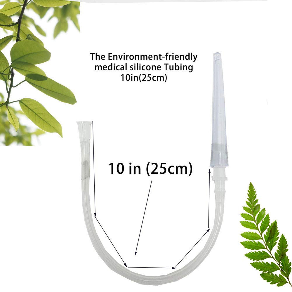 Gnegklean enema nozzles included for comfortable insertion and reliable delivery