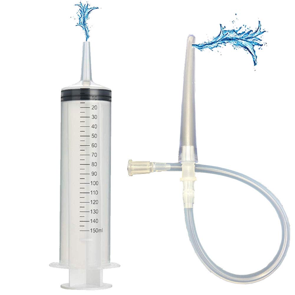 Gnegklean 150ml enema syringe with douche head offering precise dosage control