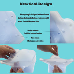 Six replaceable tips provide options for gentle flow and personalized cleansing sessions