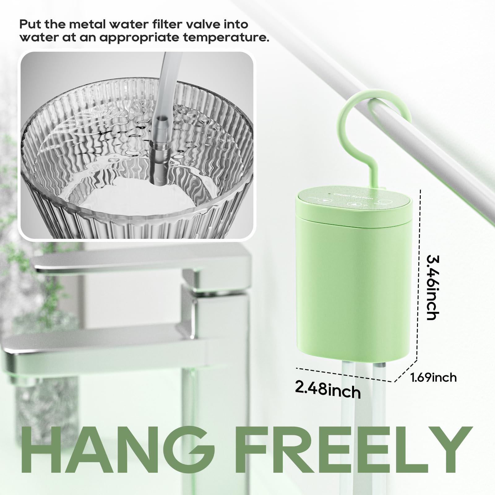 GNEGKLEAN enema tube with filter for cleaner input