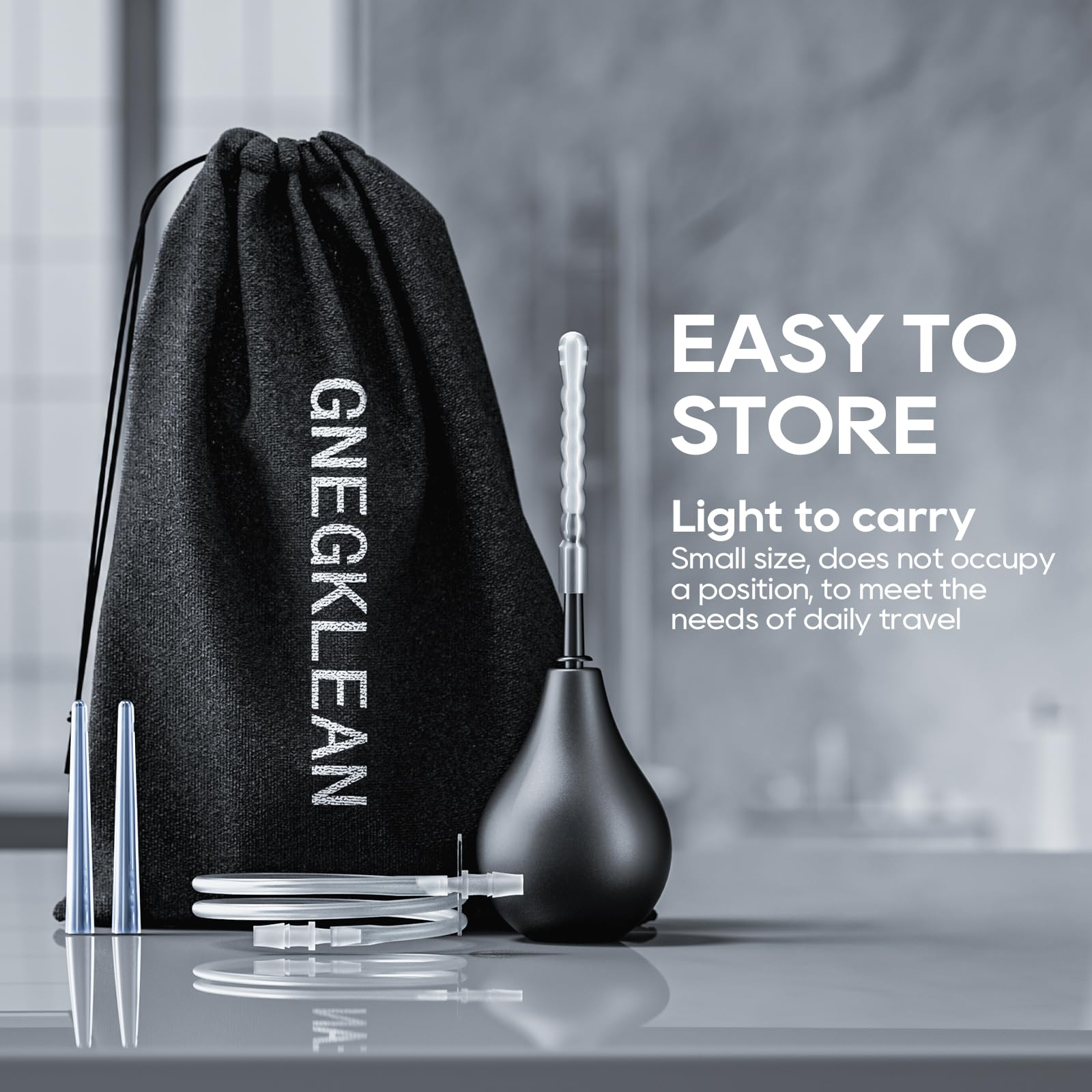 GNEGKLEAN usage image suggests comfortable handling during routine
