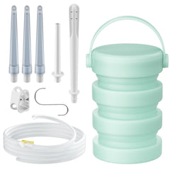 GNEGKLEAN silicone enema bucket with 1.2L capacity for at-home use.
