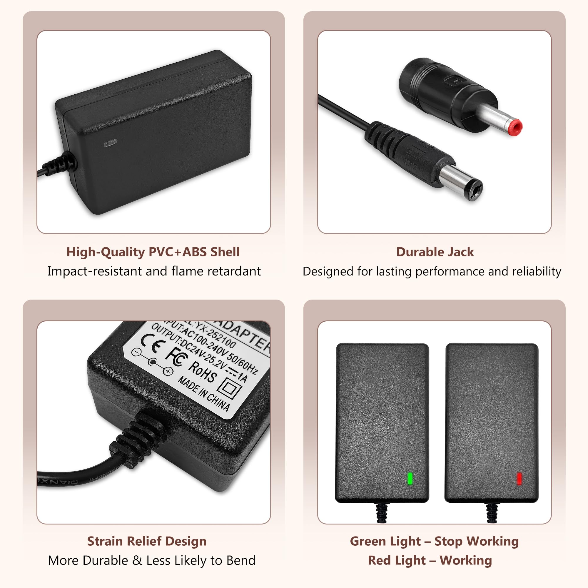 GnoTis supports Hypervolt, Cotsoco, Feeke and JUFIT models for easy replacement charging