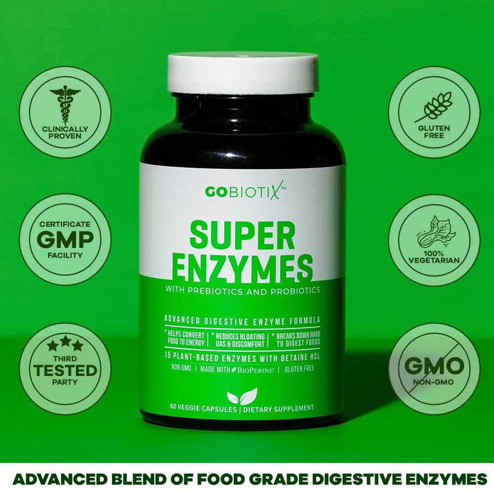 GoBiotix daily use capsules on a clean surface for everyday digestion