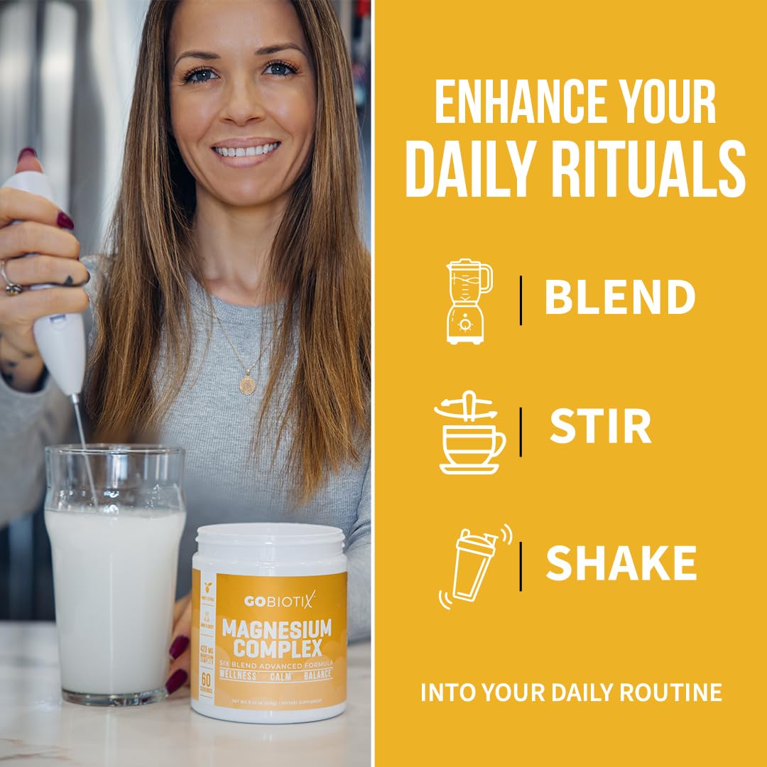 GoBiotix dissolving powder swirling in water to form a light drink.
