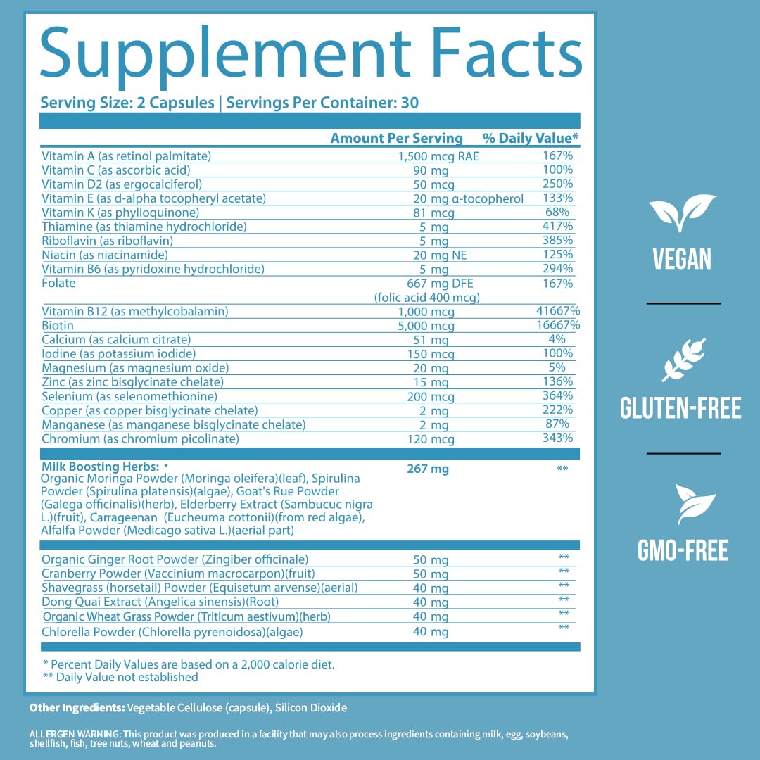 GOBIOTIX vegan non-GMO formulation suitable for dairy-free diets.