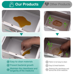 GODLONSEN removable inner tray for easy organization