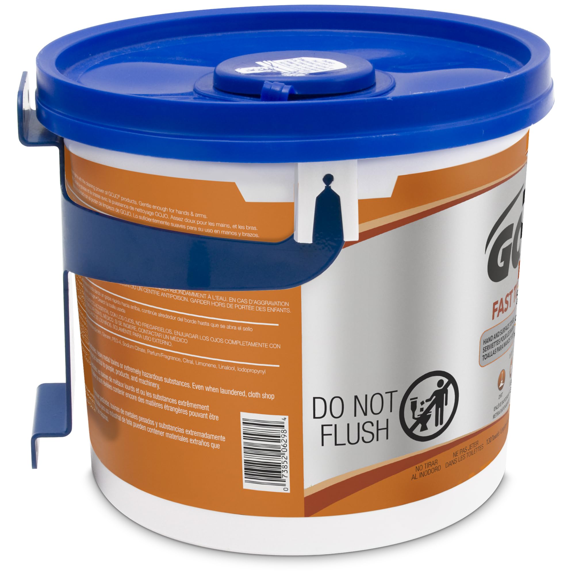 GOJO Fast Towels provide waterless cleaning anywhere heavy duty work is done.